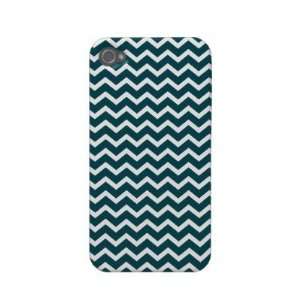  Teal Zig Zag Chevrons Pattern Iphone 4 Cases Electronics