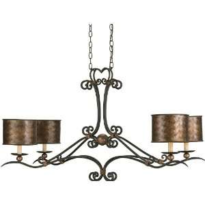 Currey and Company 9965 Old Iron/ Cupertino Veneta Chandelier with 