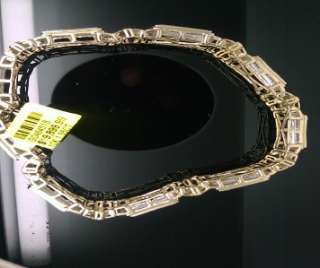 Mens 10K Gold Diamond Bangle Bracelet  
