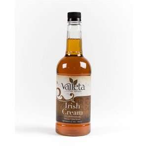 Valetta Flavor Company Irish Cream Coffee Syrup, 25.4 Ounce Bottle 
