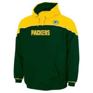  Green Bay Packers NFL Blitz Hooded Fleece Pullover (Dark 