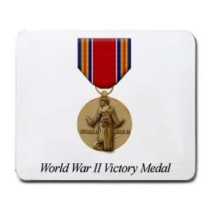  World War II Victory Medal Mouse Pad
