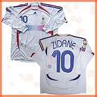   10 FRANCE WORLD CUP FINAL 2006 CHAMPION LONG SLEEVES SOCCER JERSEY XXL