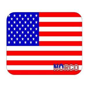  US Flag   Norco, California (CA) Mouse Pad Everything 