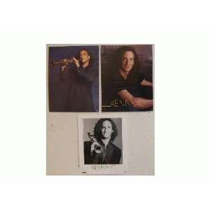 Kenny G Press Kit With 1 Photo And 2 Info Photo Cards