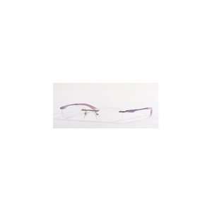  NEW RAY BAN RX 6113 RB 6113 2567 LAVENDER SILVER METAL RIMLESS 