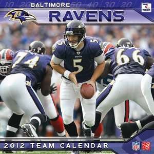  Baltimore Ravens TEAM Wall Calendar 2012