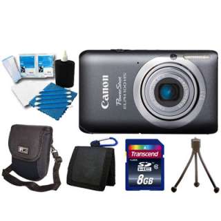 Canon PowerShot ELPH 100 HS 12.1MP 8GB Digital Camera Bundle USA (Gray 