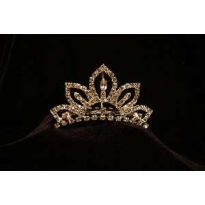  Princess Simulated Diamond Crown Tiara Comb   Versatile 
