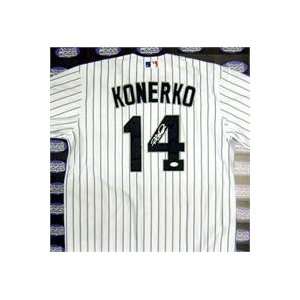 Paul Konerko autographed Baseball Jersey (Chicago White Sox) JSA 