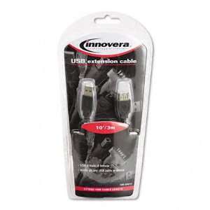    Innovera USB Extension Cable, 10Ft, Silver
