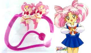 60%OFF Anime Pink Sailor Chibi Moon Hair Tie Set  
