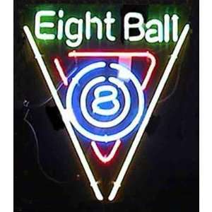  Eight Ball Billiards Neon Sign