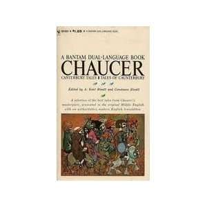  CHAUCER CANTERBURY TALES A BANTAM DUAL LANGUAGE BOOK 