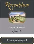 Rosenblum Rominger Vineyard Yolo County Syrah 2006 