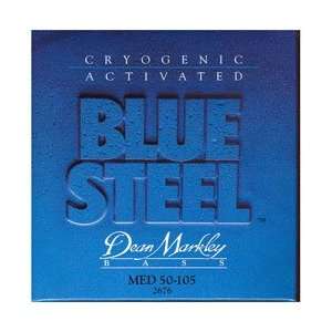  Dean Markley 2676 Blue Steel MED Electric Bass 4 String 