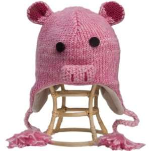  Hat Animal Character 100% Wool with Fleece pig Everything 