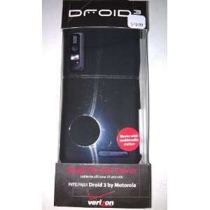  Motorola Droid 3 Snap on Gel Cover (Works with Multimedia 