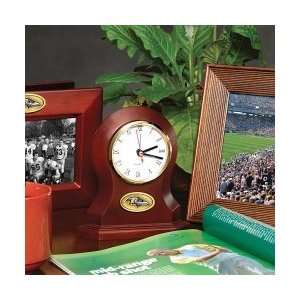  Baltimore Ravens Wood Desk Clock Furniture & Decor