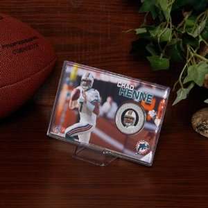  Miami Dolphins #7 Chad Henne Silver Coin Card Sports 