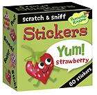 Mini Box of 80 Strawberry Scented Scratch & Sniff Stickers