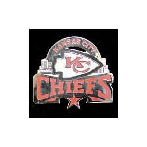 Glossy NFLTeam Pin   Kansas City Chiefs