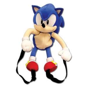  Sonic the Hedgehog   Sonic Plush Back Pack Toys & Games