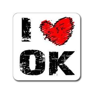  I Love Heart OK   OKLAHOMA   Window Bumper Laptop Sticker 
