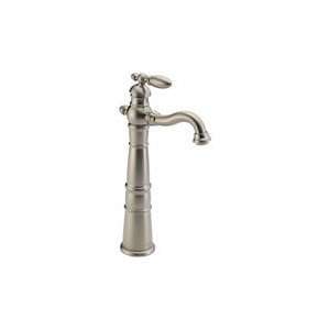   Centerset Lavatory Faucet with Riser without Pop Up Stainless Steel