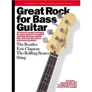  Great Rock for Bass Guitar (9780711997233) Books