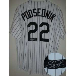 Scott Podsednik Autographed/Hand Signed Auth. Chicago White Sox Jersey