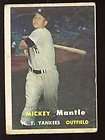 1957 TOPPS MICKY MANTLE 95 CARD  