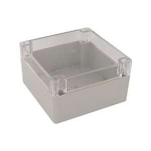 BUD Industries PN 1339 C Polycarbonate NEMA 4x Box with Clear Cover, 6 