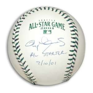  Roger Clemens Signed Ball   2001 All Star Game Inscribed 