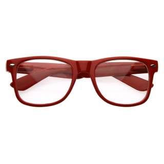 Fashion Frame Clear Lens Wayfarer Style Glasses Eyeglasses Nerd Geek 