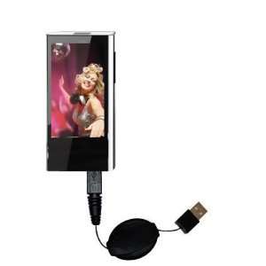  Retractable USB Cable for the Coby MP826 Touchscreen Video 