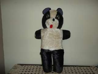 Vintage Stuffed Panda Bear Genie Toys 23 inch  