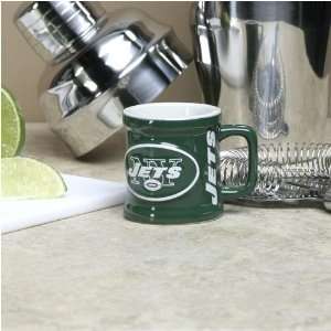  New York Jets Green 2 oz. Sculpted Team Shot Mug Sports 