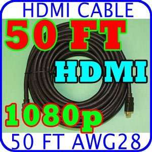 HDMI Cable 1.3 Gold Platted 1080p 50 ft 50ft AWG28 0150 