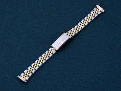 11 14 mm Ladies Two Tone Stainless Steel Watch Band  
