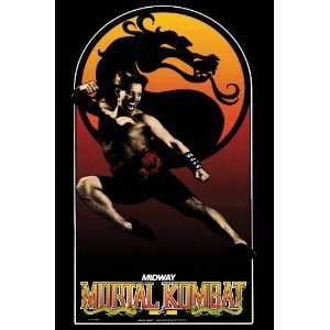 Mortal Kombat I or MK 1 Video Arcade Game Poster Print 24 X 36