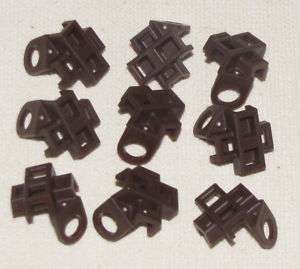 LEGO LOT OF 9 BROWN SCABBARD KATANA SWORD HOLDERS PARTS  