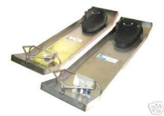 Concrete Knee Boards are made of 18 gauge stainless steel. They 
