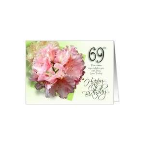  69th Happy Birthday   Anthuriums Card Toys & Games