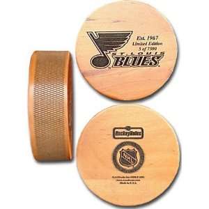    St. Louis Blues Laser Engraved Hockey Puck