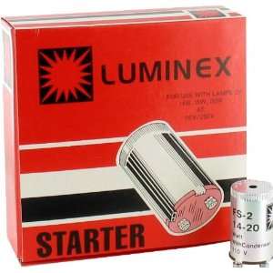  Luminex Fluorescent Bulb Starter #FS 2 Box of 25 