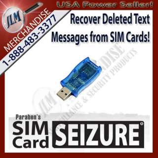 Forensic USB Sim Card Data Reader Device Cell Phone Spy Recover 