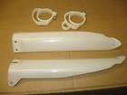 Kawaski KX 94 95 White Front Fork Tube Protectors / Guards UFO NOS