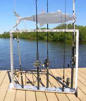 Fishing Rod Rack   choose a Single Fish   Holds 16 Rods  