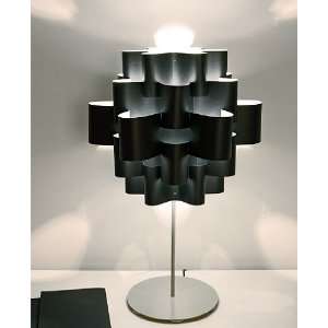  Black sun carbon table lamp